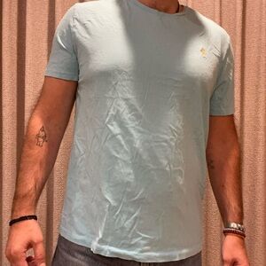 Polo by Ralph Lauren Pale Blue Short-Sleeve Crewneck Tee